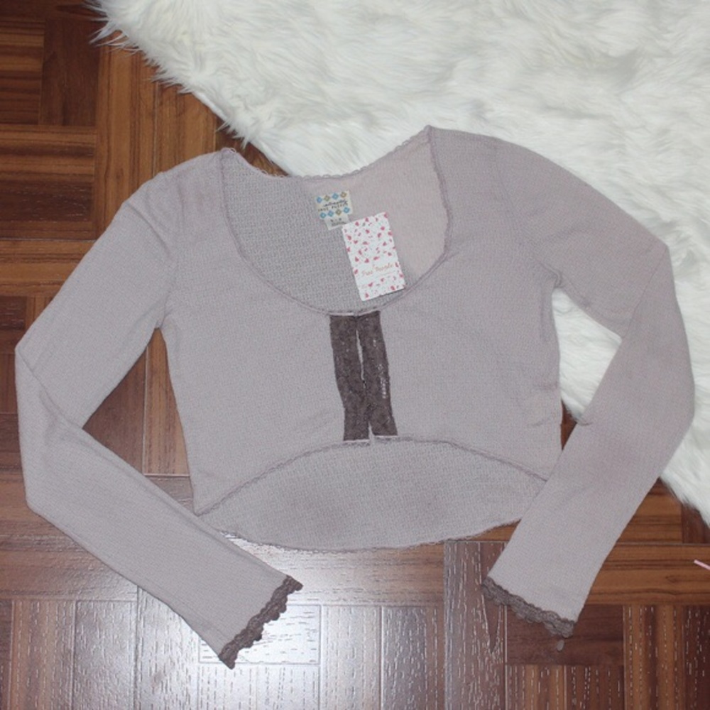 NEW Free People cropped sweater top